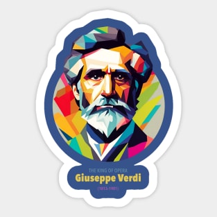 Giuseppe Verdi in WPAP Sticker